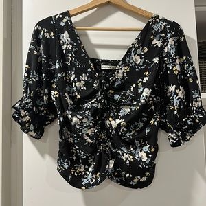 Abercrombie and fitch floral top